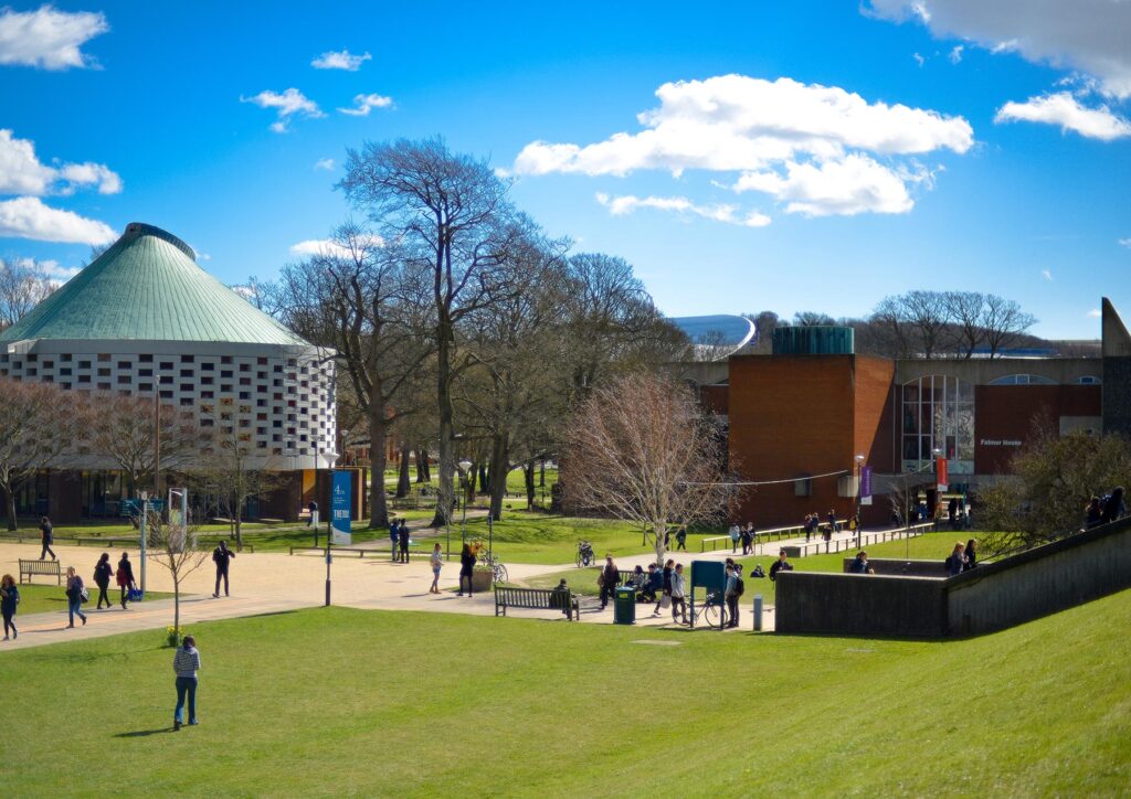 exterior University of Sussex campus 