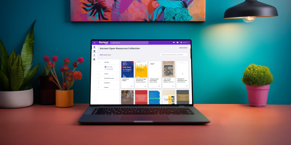 The Kortext Open Resources Collection contains 37,000+ free-to-access eBooks curated by librarians.