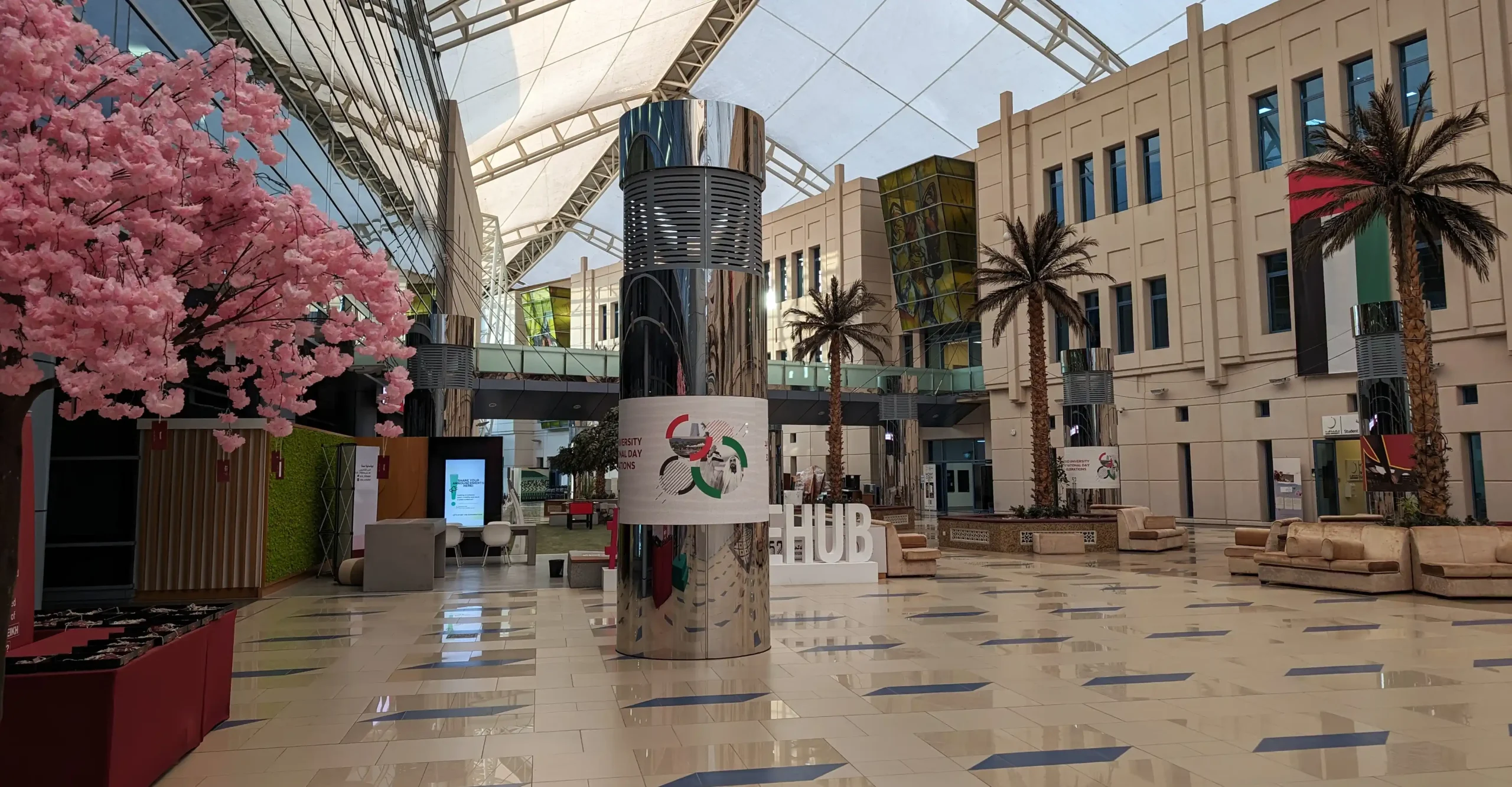 Interior of Zayed University, UAE.