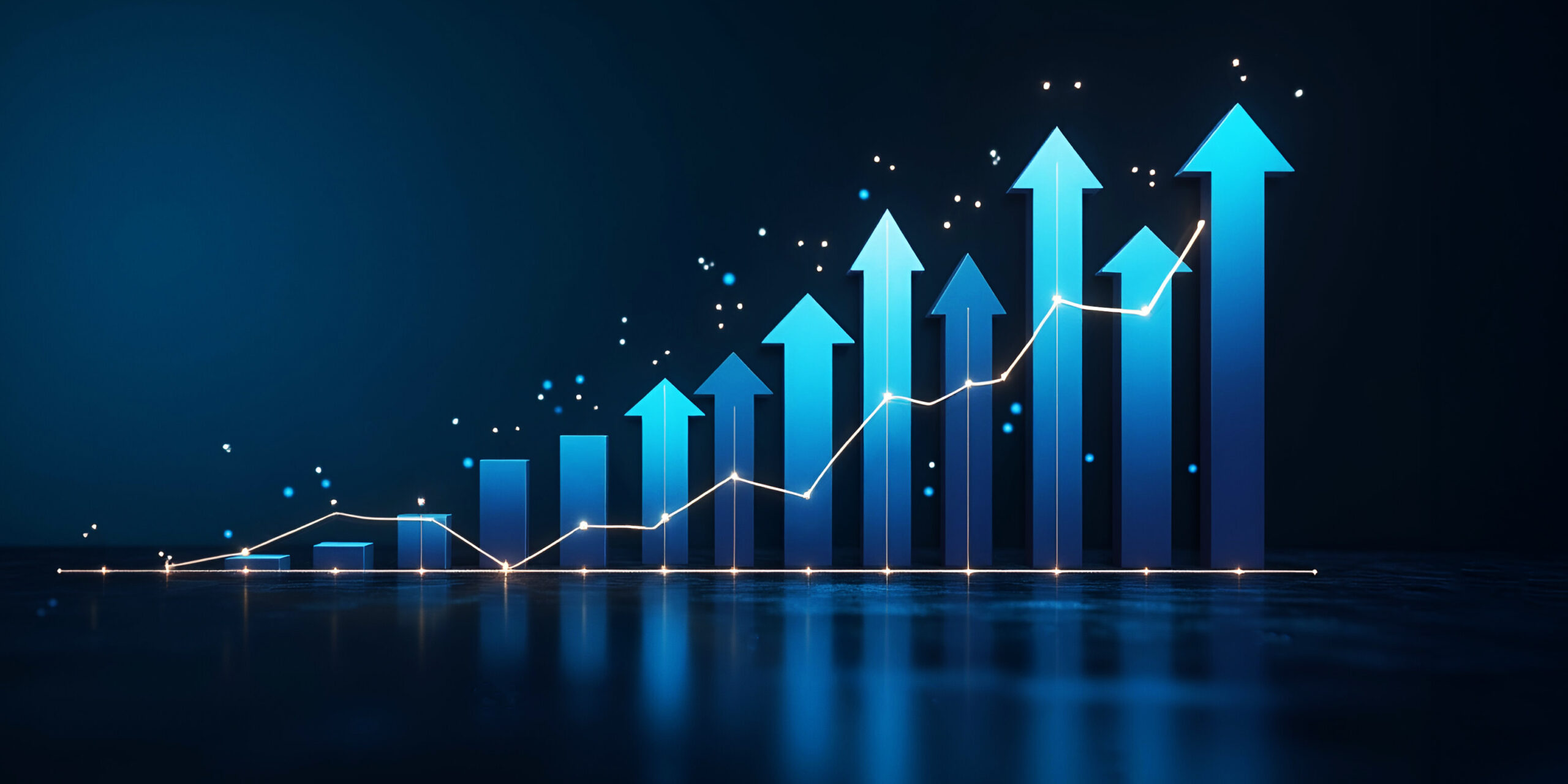 Upward trending graph