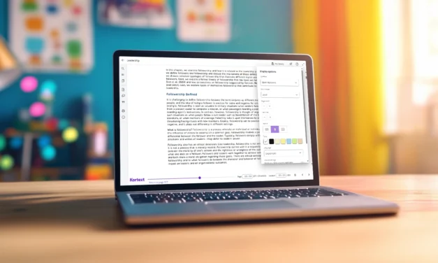 Kortext’s text and language accessibility features
