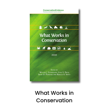 What Works in Conservation booj