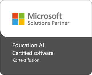 Microsoft Education AI certified software logo